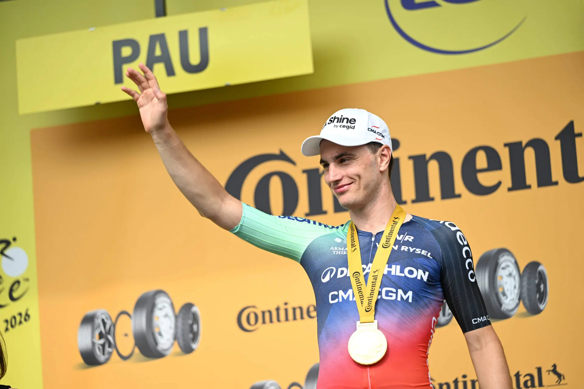 Olav Kooij tijdens de Tour de France 2026