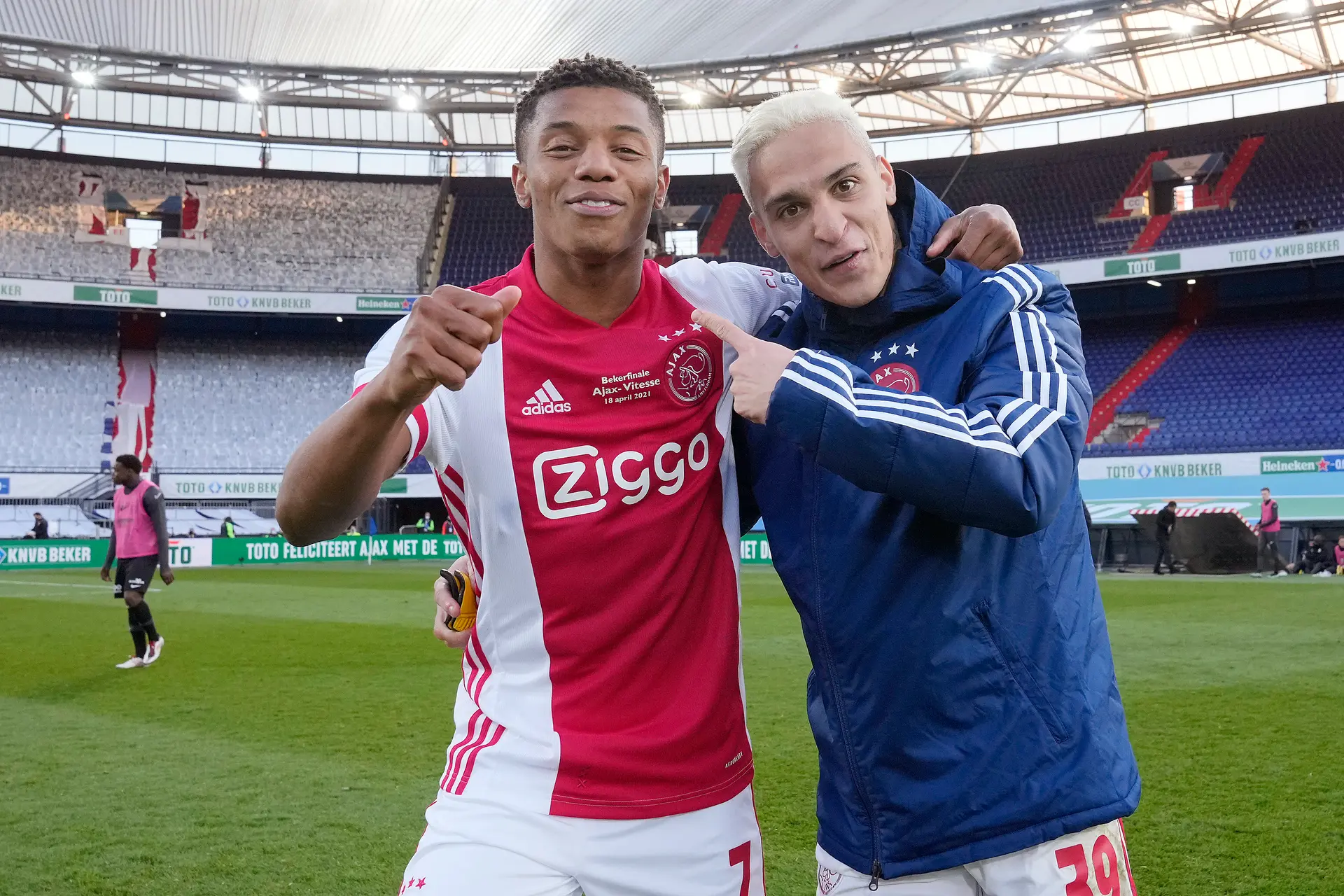 David Neres Antony Ajax Vitesse Bekerfinale