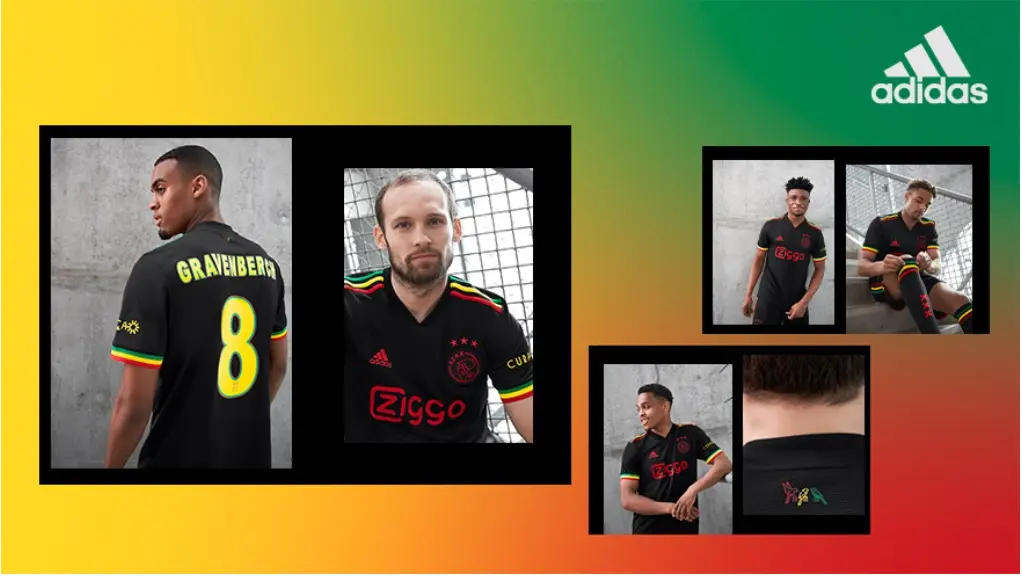 Ajax lanceert derde shirt en brengt ode aan Bob Marley