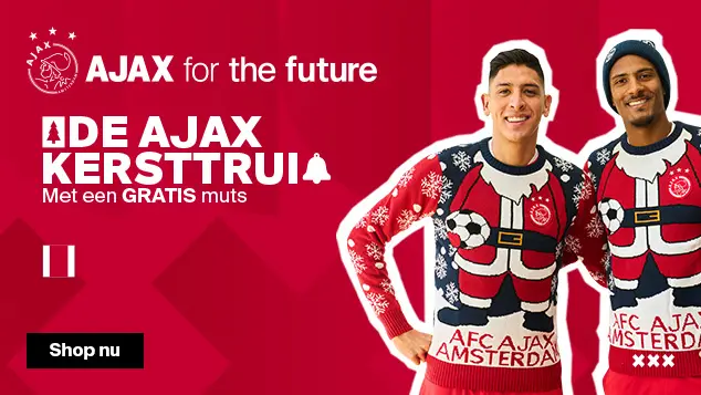 Shop nu jouw Ajax-kersttrui en support de club tijdens het kerstdiner!