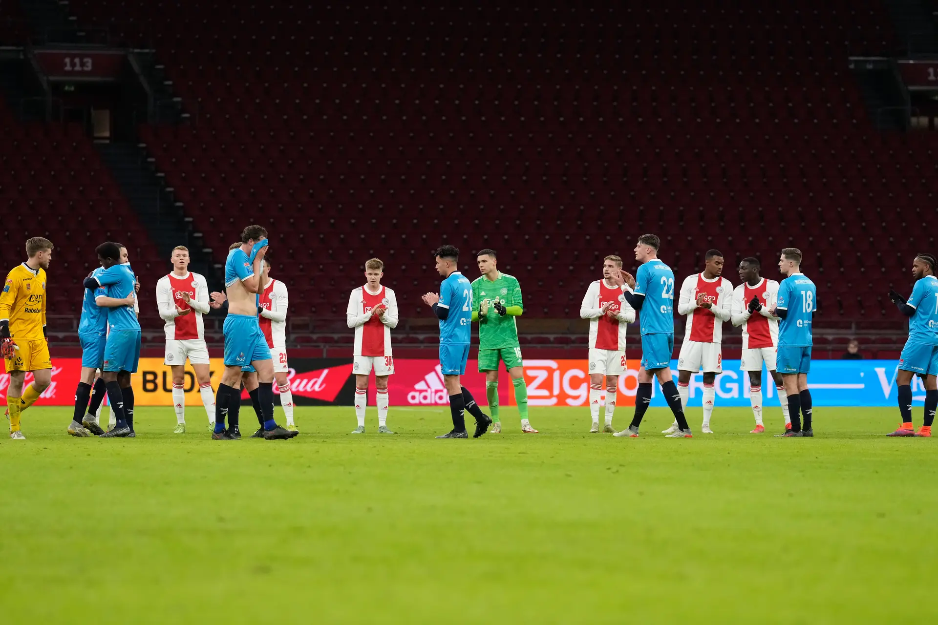 Devin Plank Ajax Excelsior Maassluis KNVB Beker