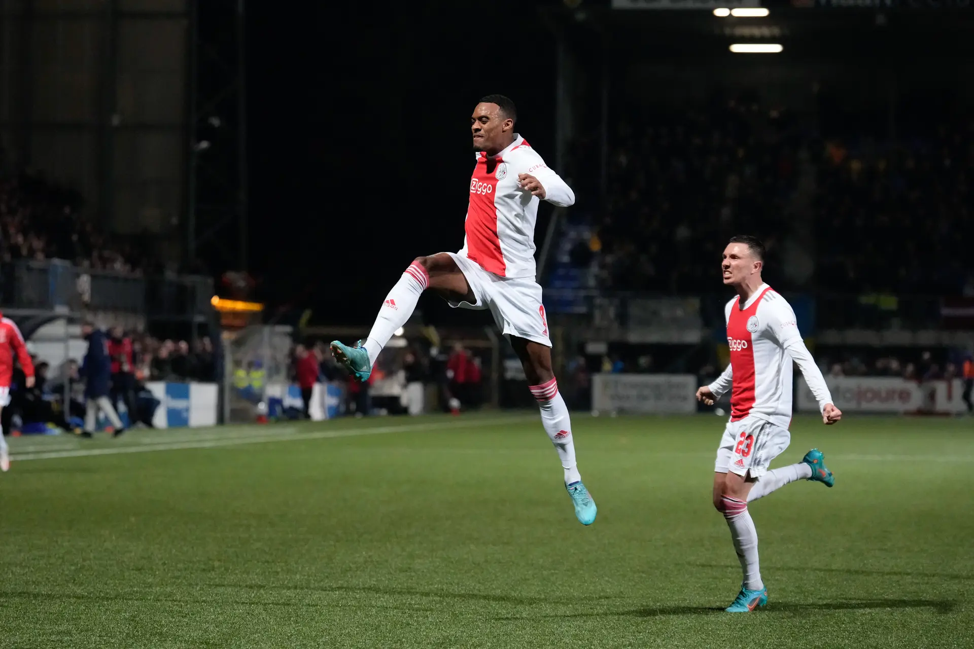 Ryan Gravenberch Goal Celebration Cambuur Uit