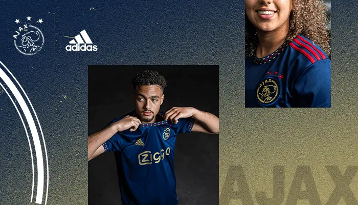 Ajax speelt dit seizoen in een nieuw donkerblauw uittenue
