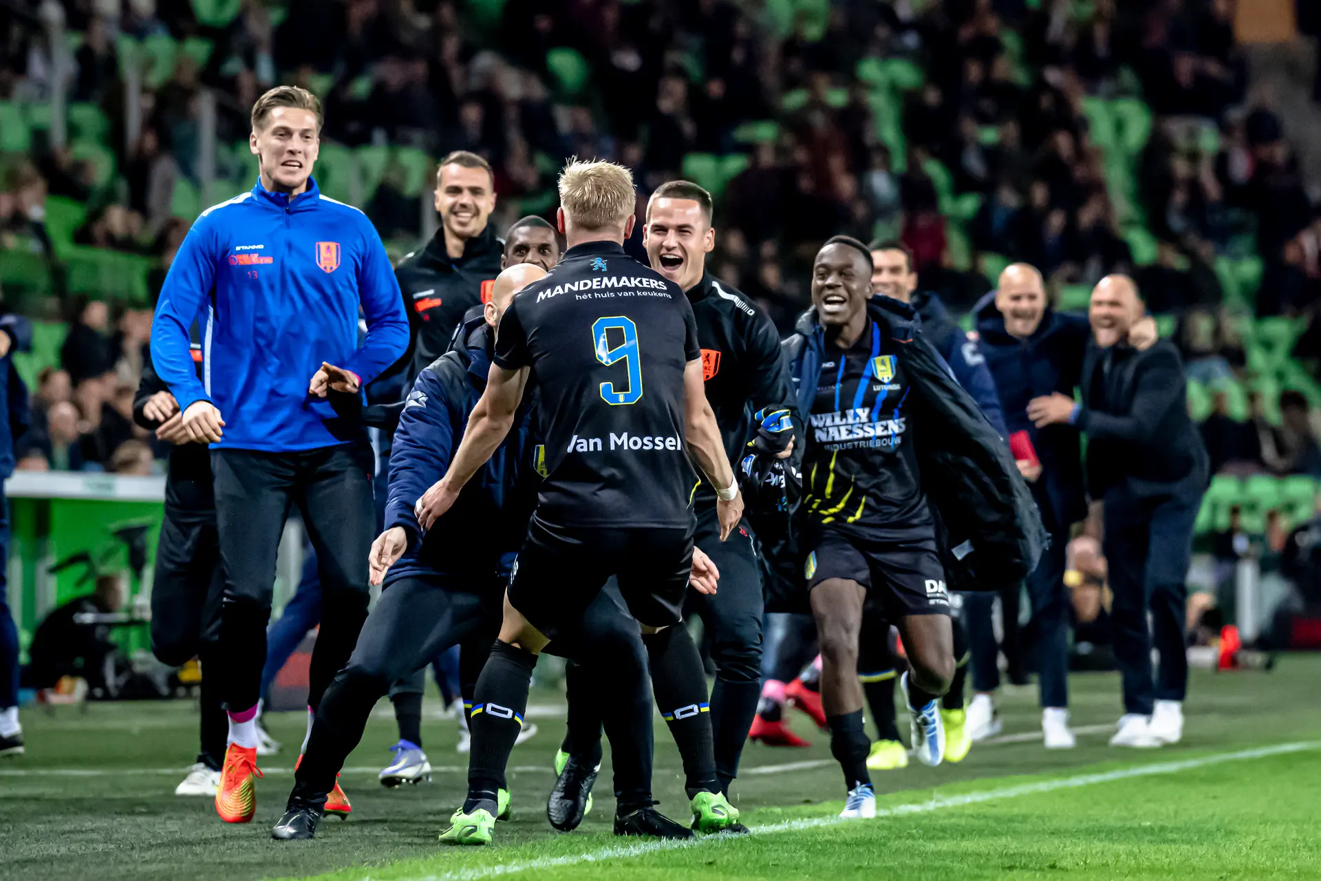 RKC Waalwijk verslaat FC Groningen na rode kaart Balker