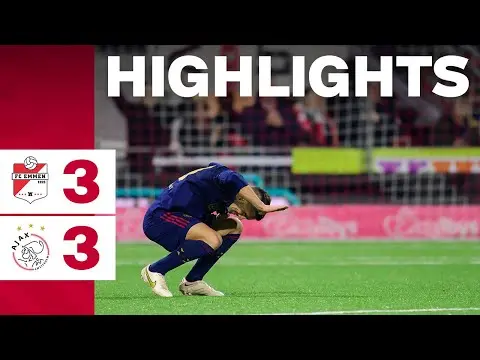Ajax TV | Highlights FC Emmen - Ajax (3-3)