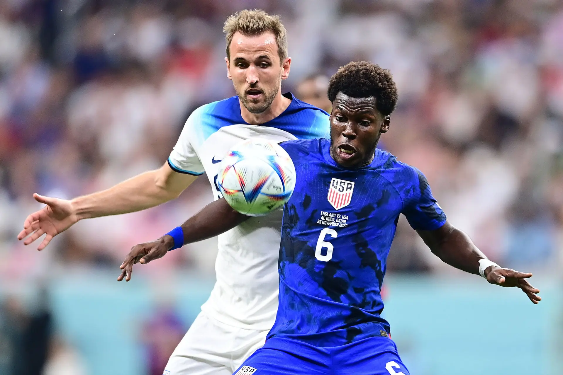 Engeland en Verenigde Staten delen de punten en houden alles open in Groep B