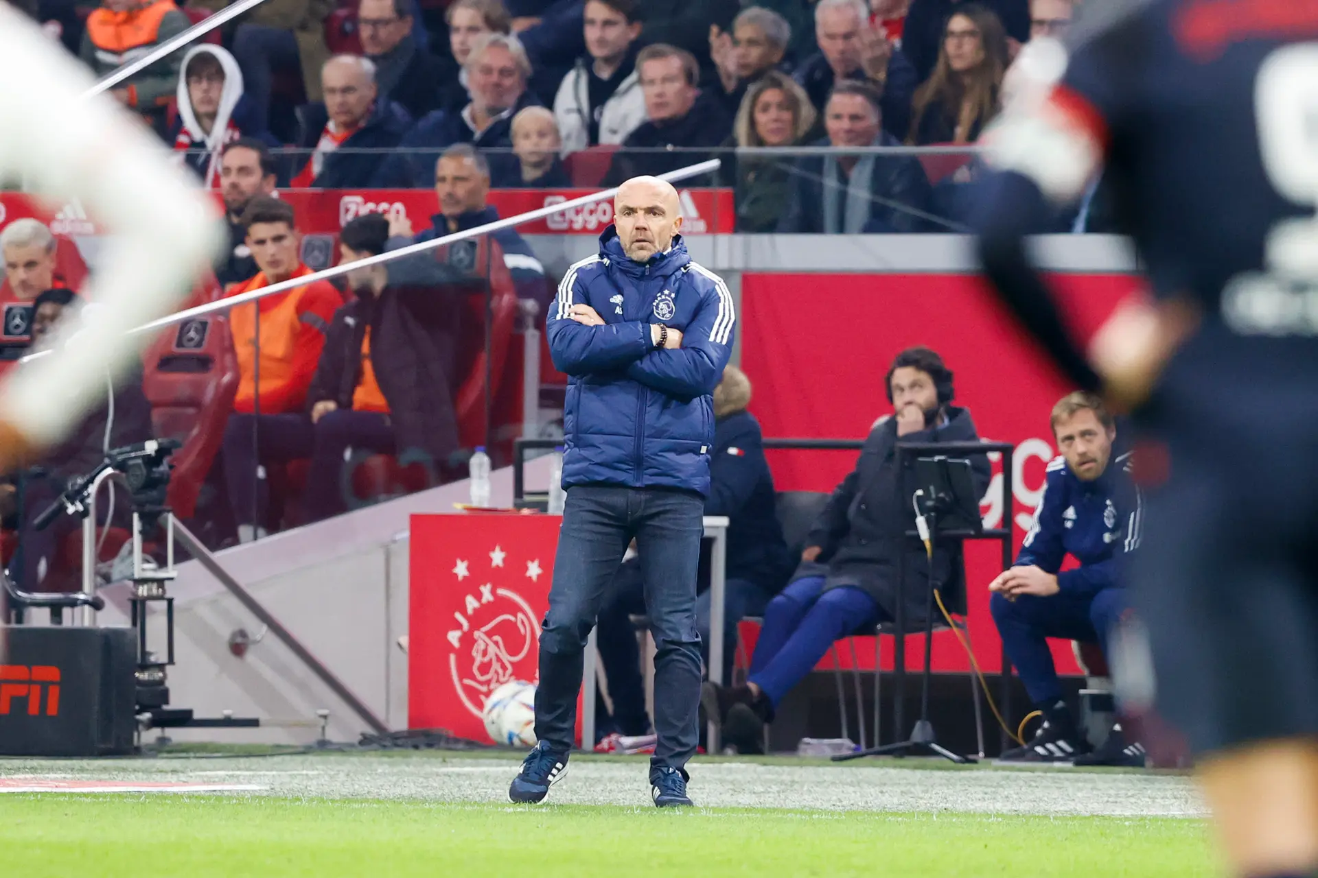 Schreuder zag Ajax tekortkomen tegen PSV: 'Op dit moment wat minder in vorm'