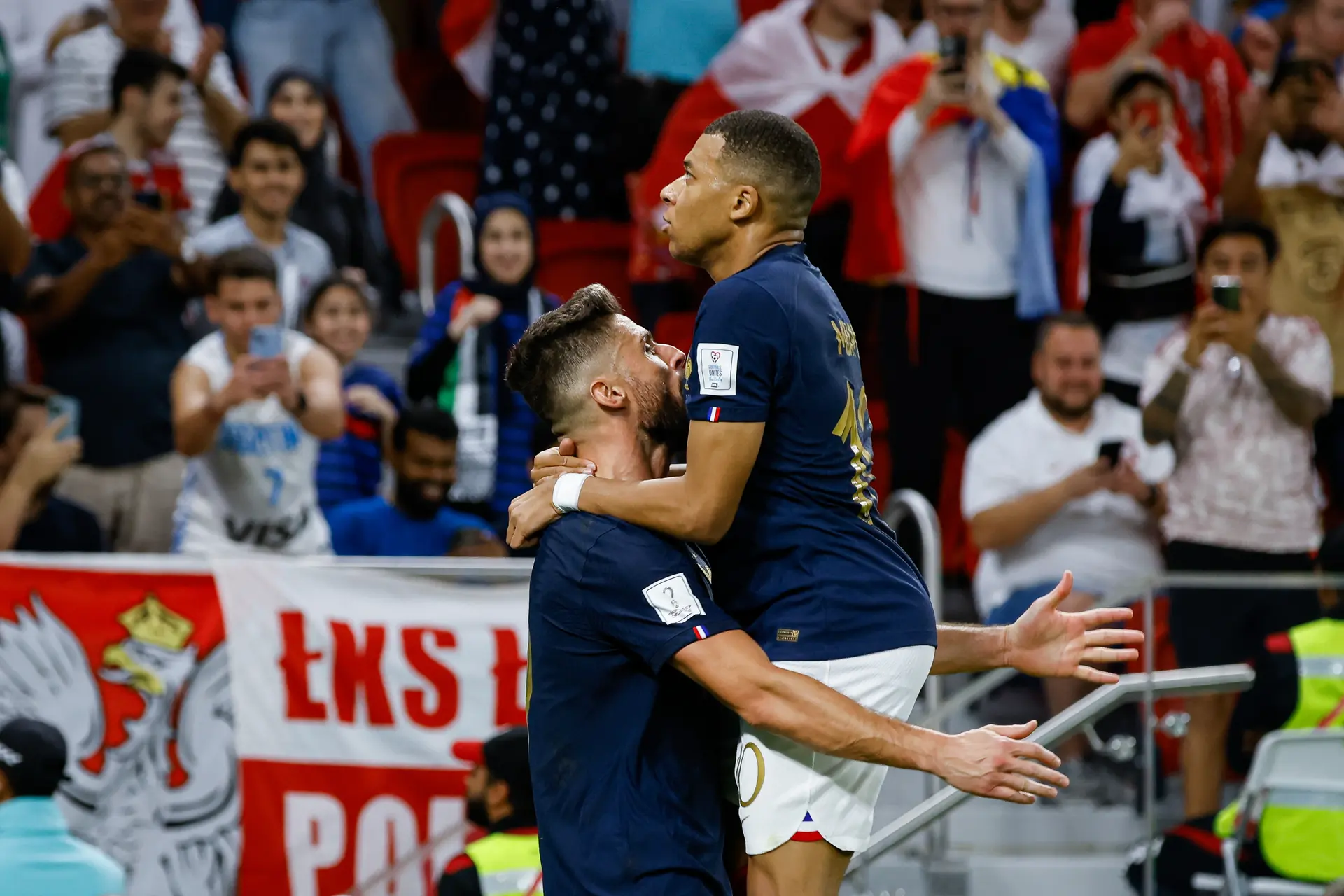 giroud mbappe frankrijk polen wk 22