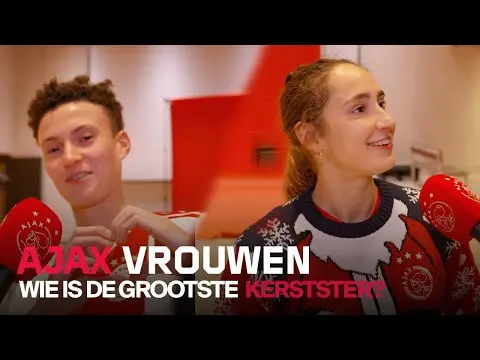 Ajax TV | Behind The Scenes Kerst Shoot! | Wie is de Ajax Vrouwen KerstSter?
