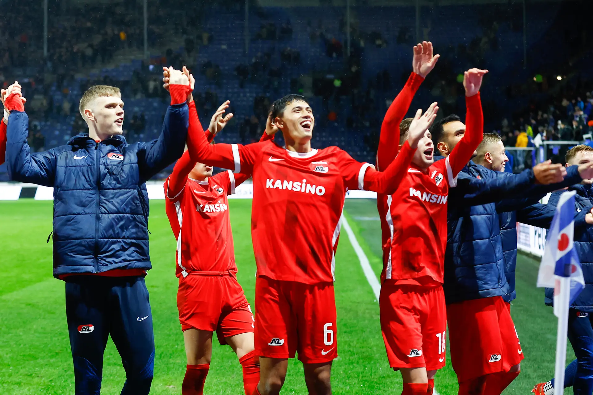 AZ wint en passeert Ajax, FC Volendam en Sparta Rotterdam winnen eveneens