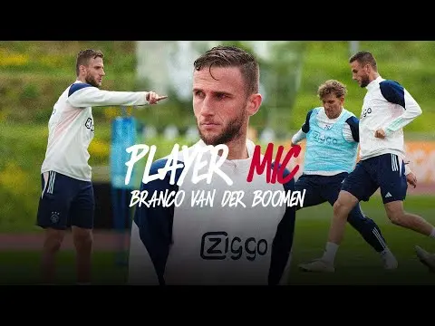 AJAX TV | PLAYER MIC - VAN DEN BOOMEN | Watch & LISTEN to Branco during training!