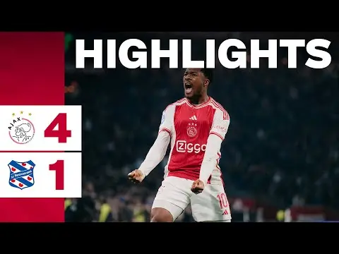 Ajax TV | Highlights Ajax - sc Heerenveen (4-1)