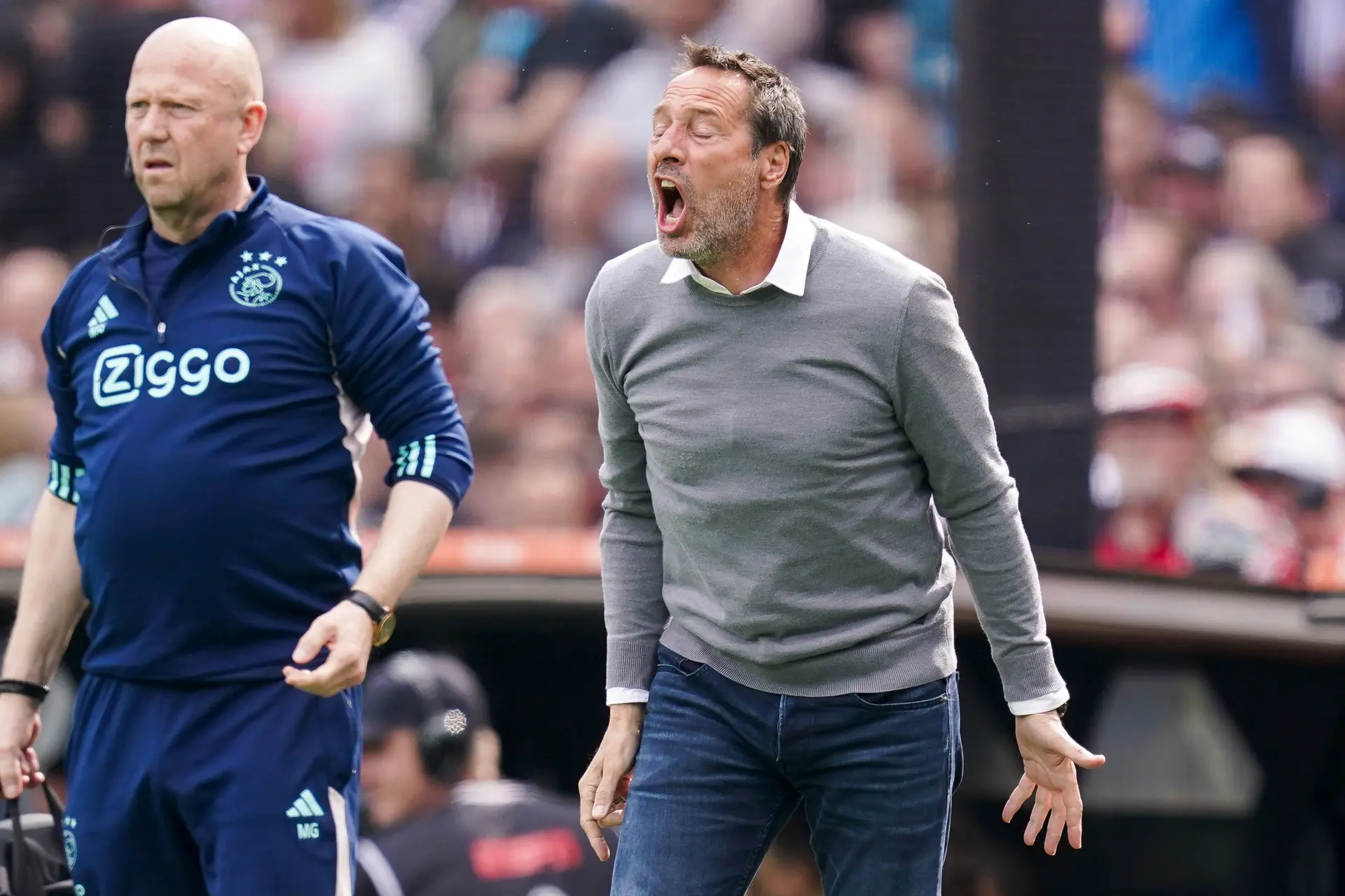 Van 't Schip zag 'meer dan beschamende' Klassieker: 'Dit was mannen tegen jongens'