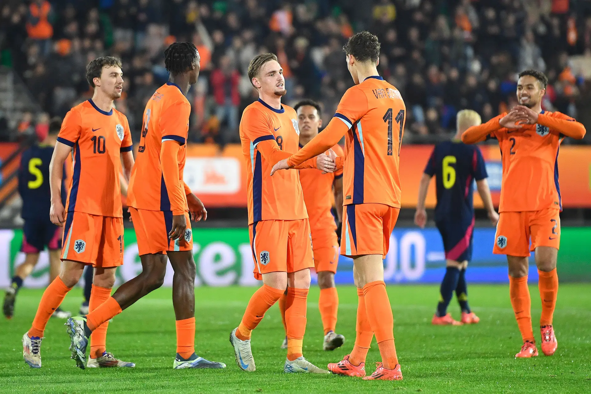 Jong Oranje na zege op Jong Zweden zeker van perfecte EK-kwalificatiereeks