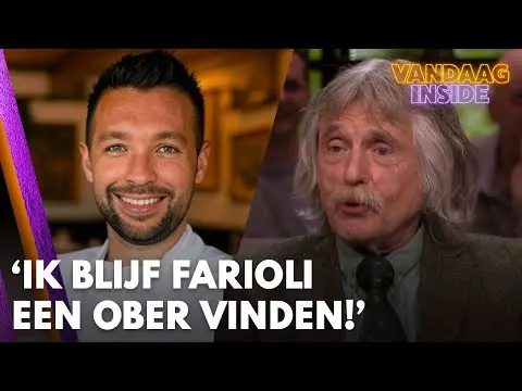 Vandaag Inside | Johan over Farioli: 'Ik blijf het een ober van een Italiaans restaurant vinden'