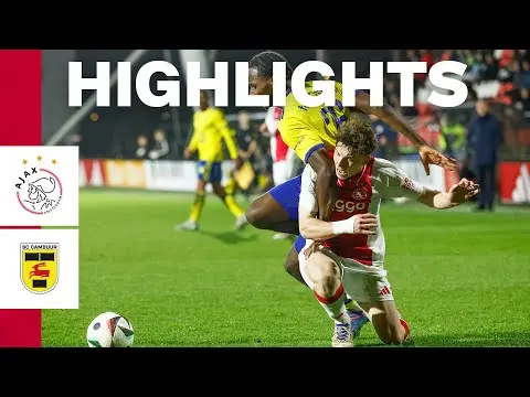 Ajax TV | Highlights Jong Ajax - SC Cambuur (1-1)