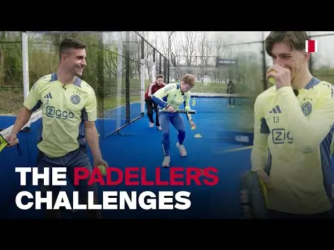 Ajax TV | 'Team Baklava, because we're Turkish!' | Ajax players take on PADEL challenges!