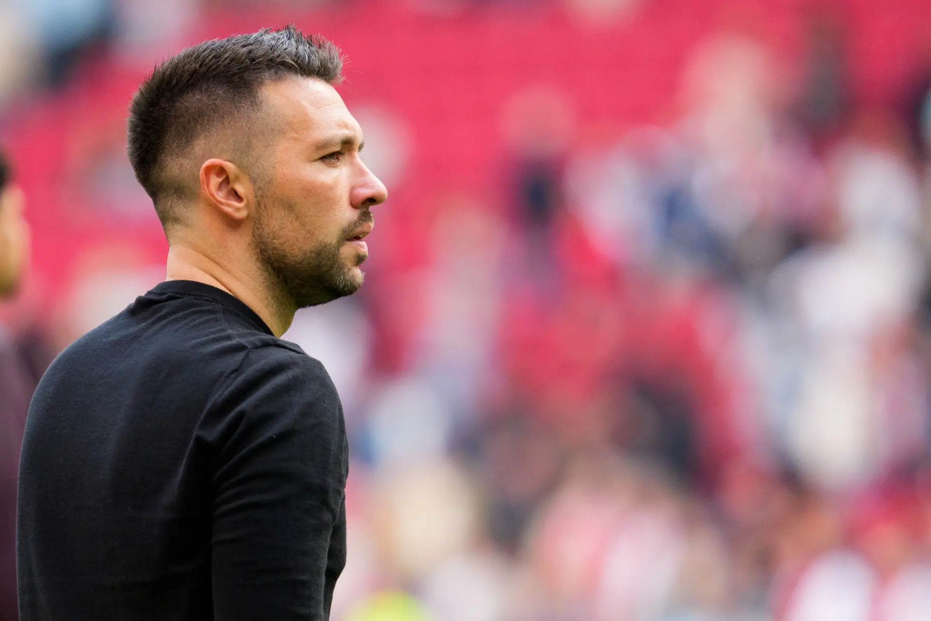 Tranen bij Farioli na mislopen landstitel met Ajax: 'Ik ben echt trots op mijn team'