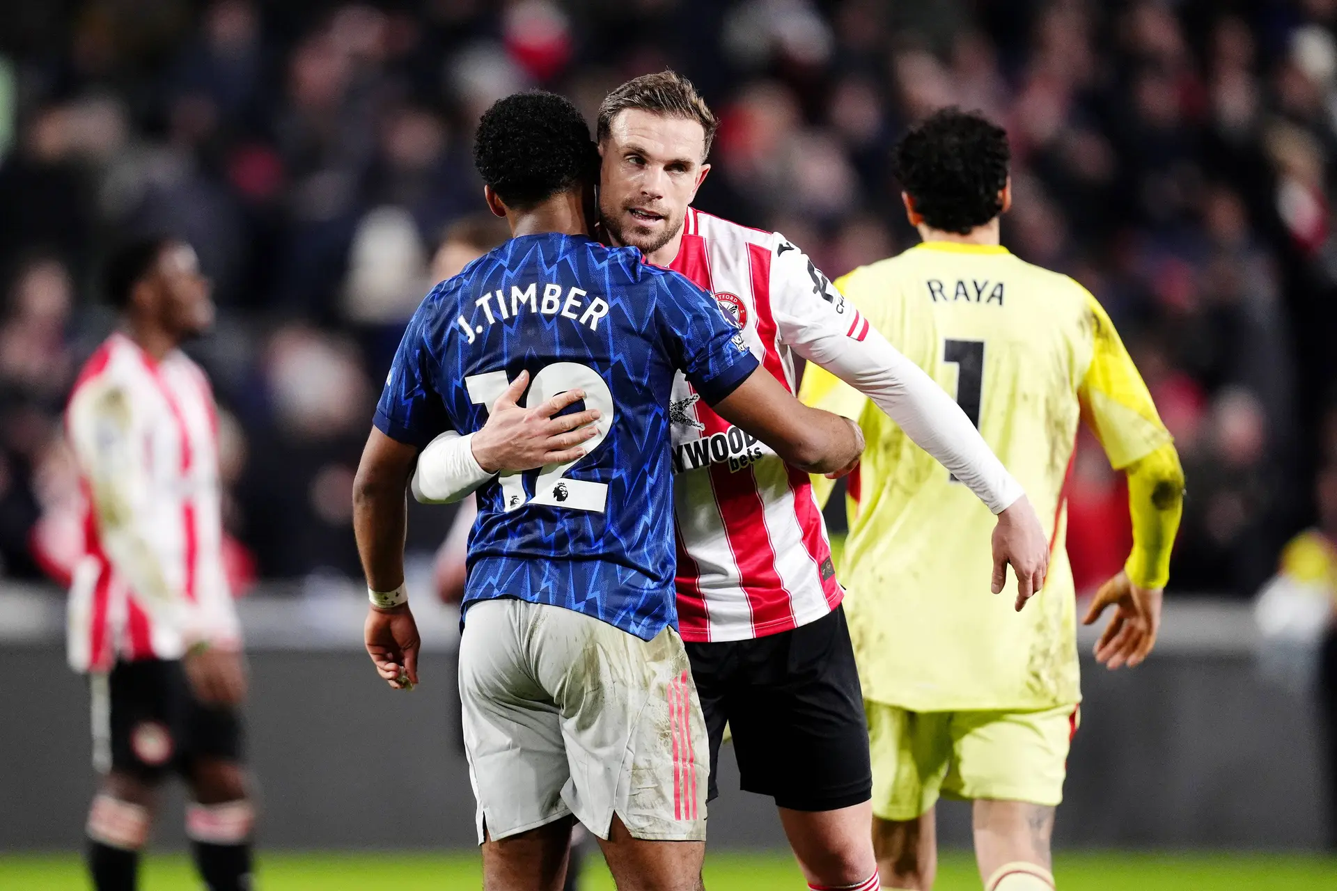 Ajax Showtime Jurriën Timber Jordan Henderson Arsenal Brentford