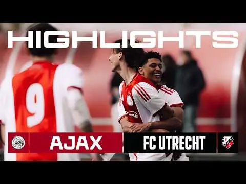 Ajax TV  | What a goal, Daan Elshout! 👏 | Highlights Ajax O16 - FC Utrecht O16