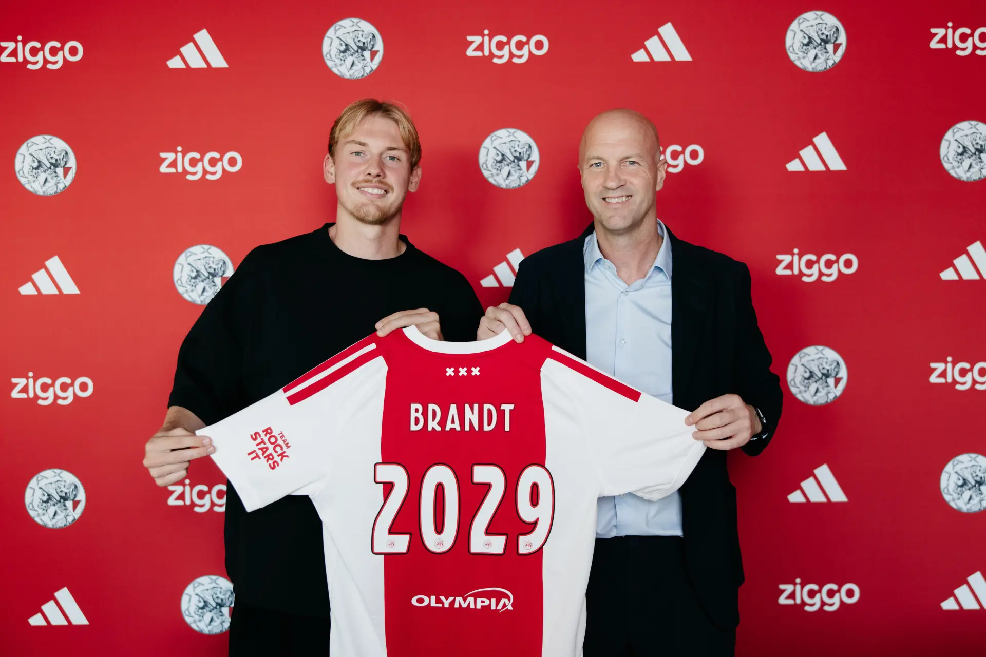ajax showtime julian brandt ajax Jordi cruijff