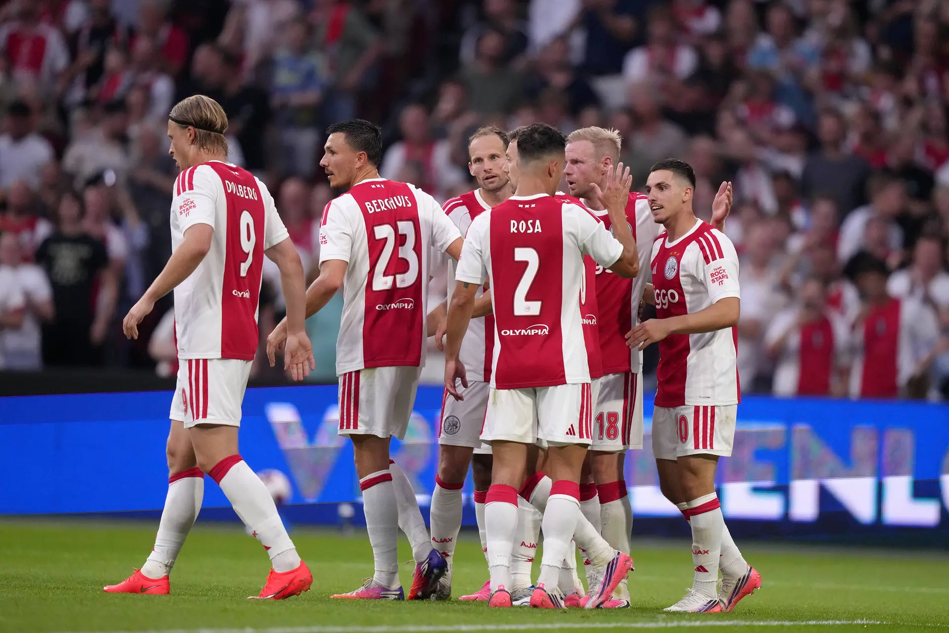 Ajax Showtime hele elftal Ajax