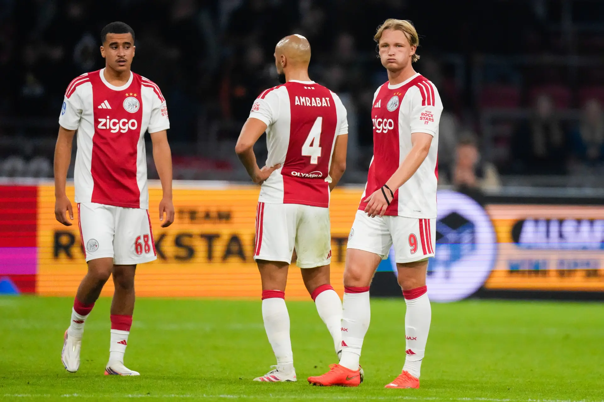 ajax showtime sofyan Amrabat abdellah ouazane kasper dolberg