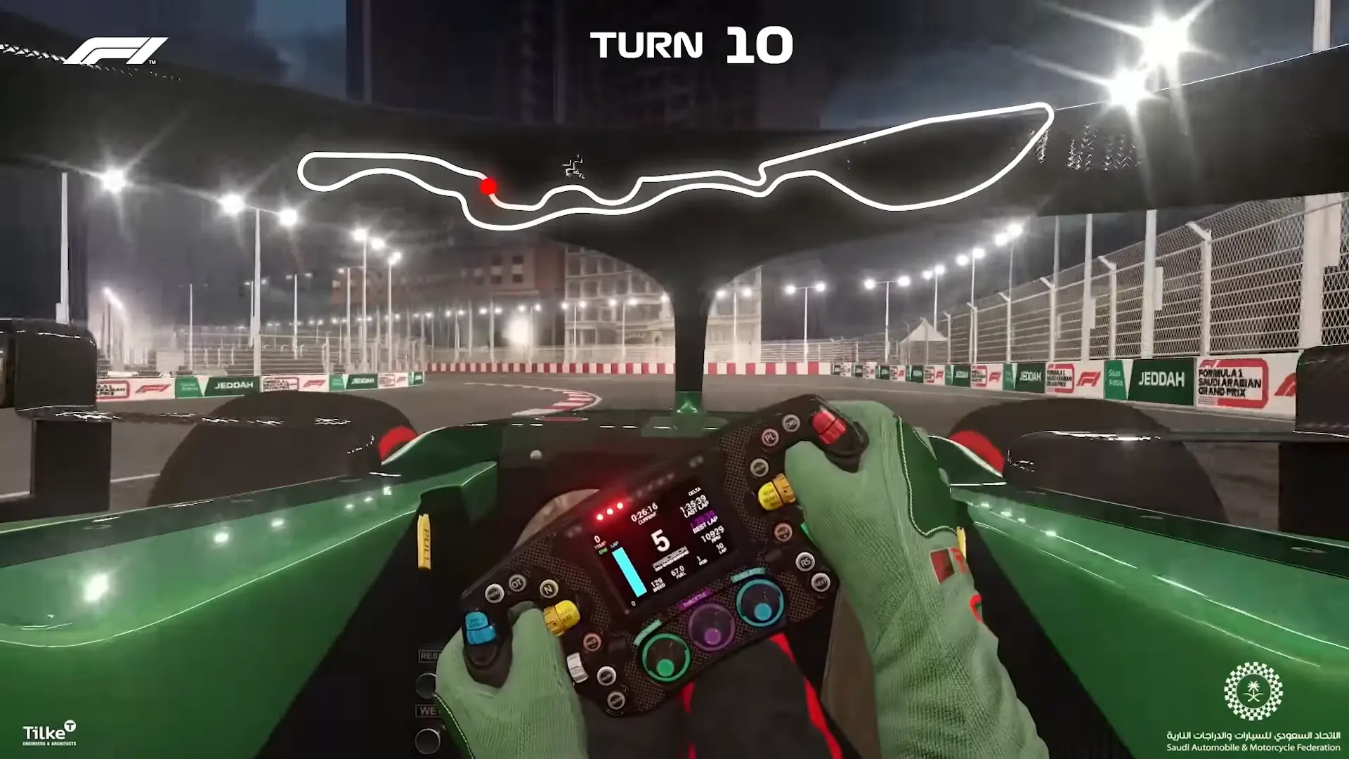 Video | Zo ziet een rondje op het gloednieuwe Jeddah Street Circuit eruit