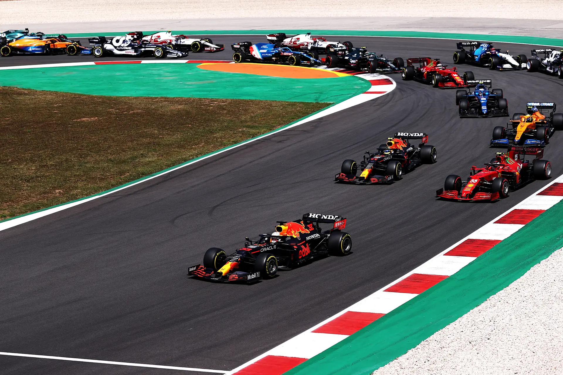 redbull verstappen portugal 55 start