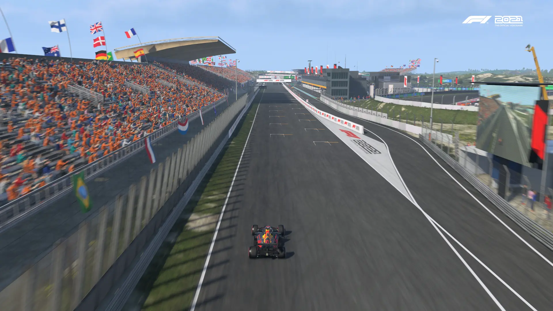 Spieken in de F1 2021 game: Zo ziet Zandvoort er tijdens de Nederlandse GP uit