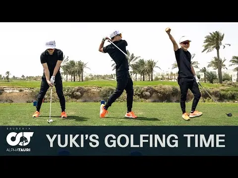 Video | Vloekend en schaterend over de golfbaan met Tsunoda