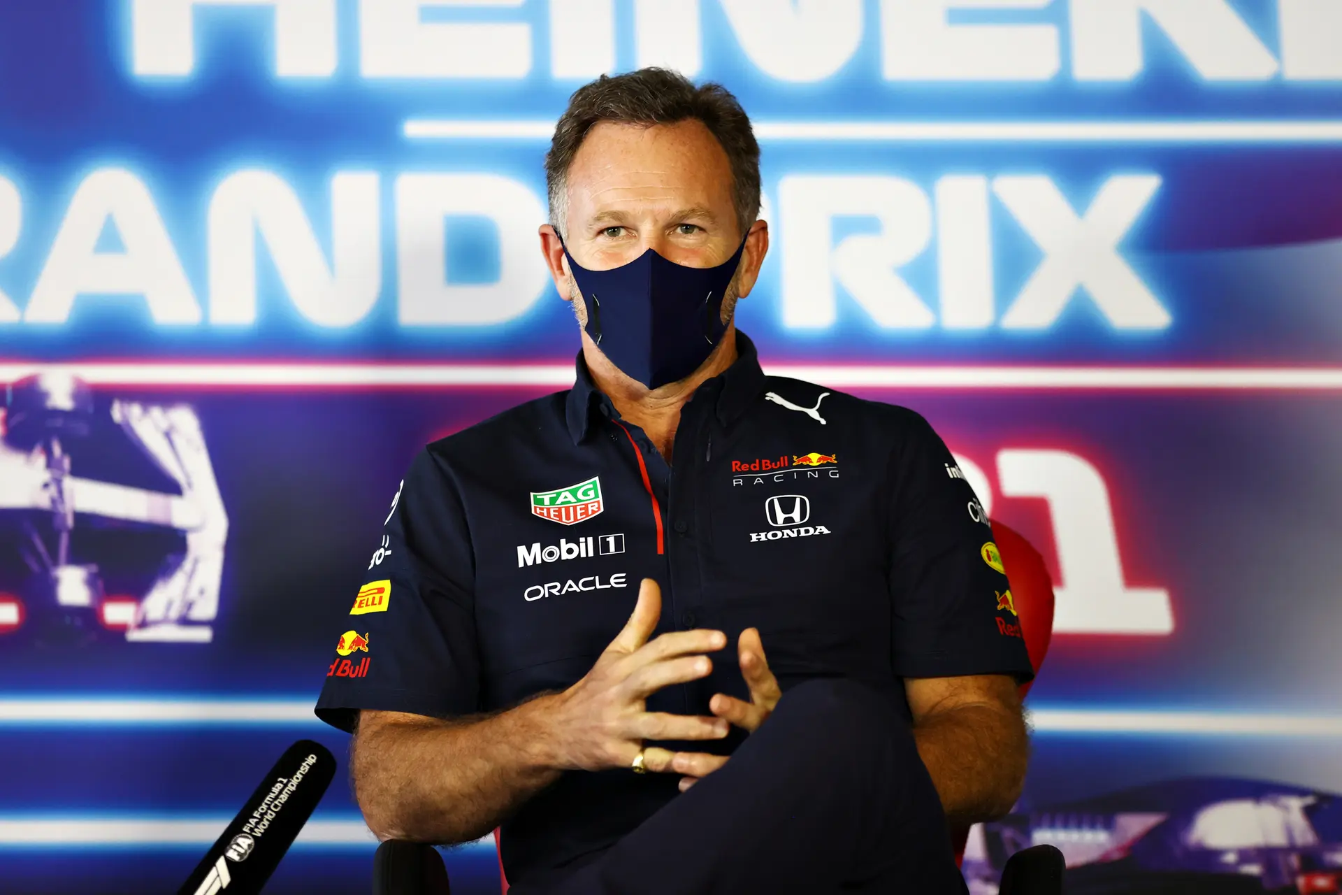 Horner verrast dat Verstappen Hamilton überhaupt tegenkwam op Monza