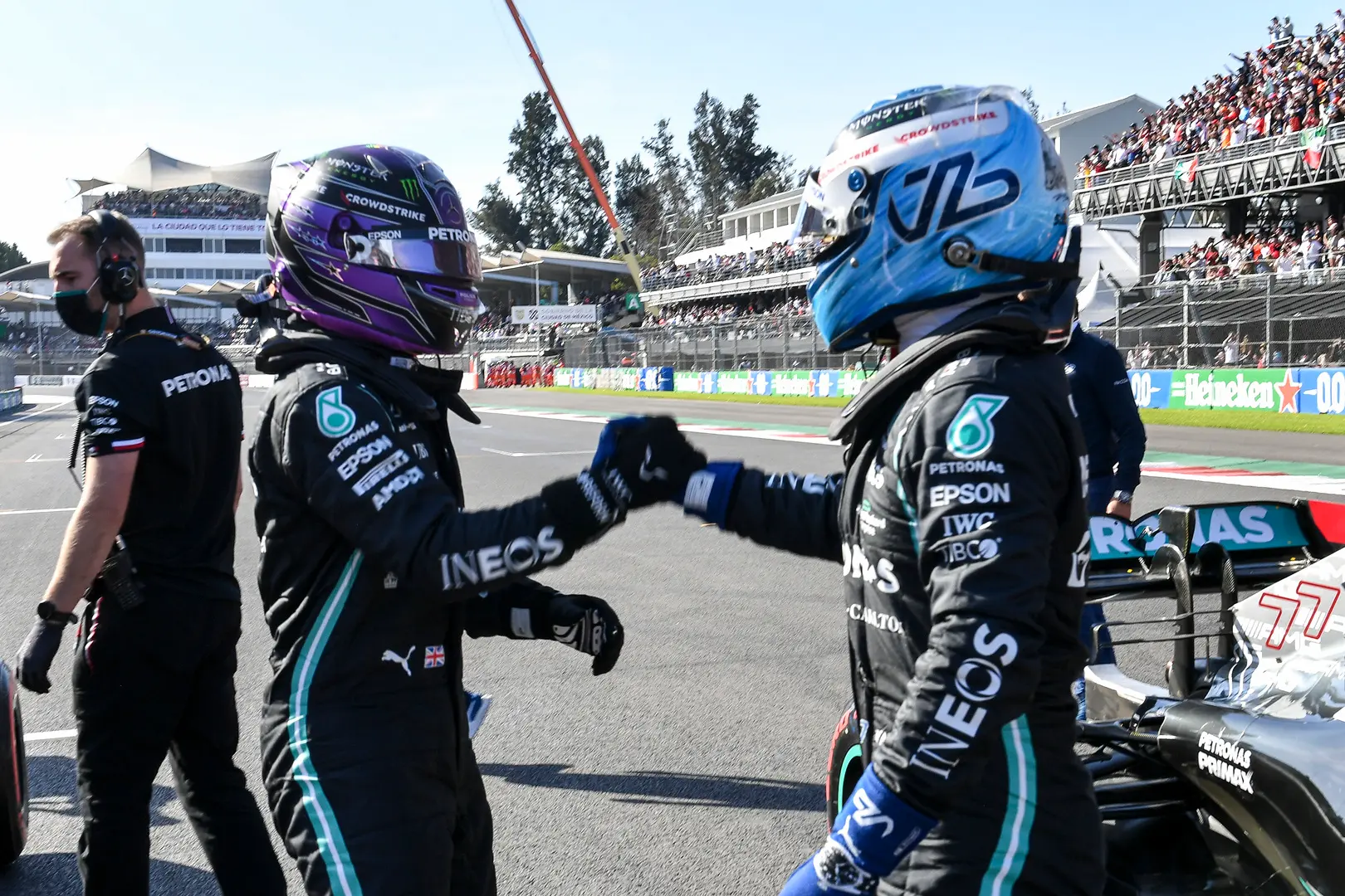 Bottas: Hamilton was 'best wel stil' na tegenslag Abu Dhabi