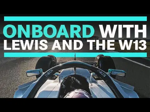 Video | Hamiltons eerste meters op Silverstone in de Mercedes W13