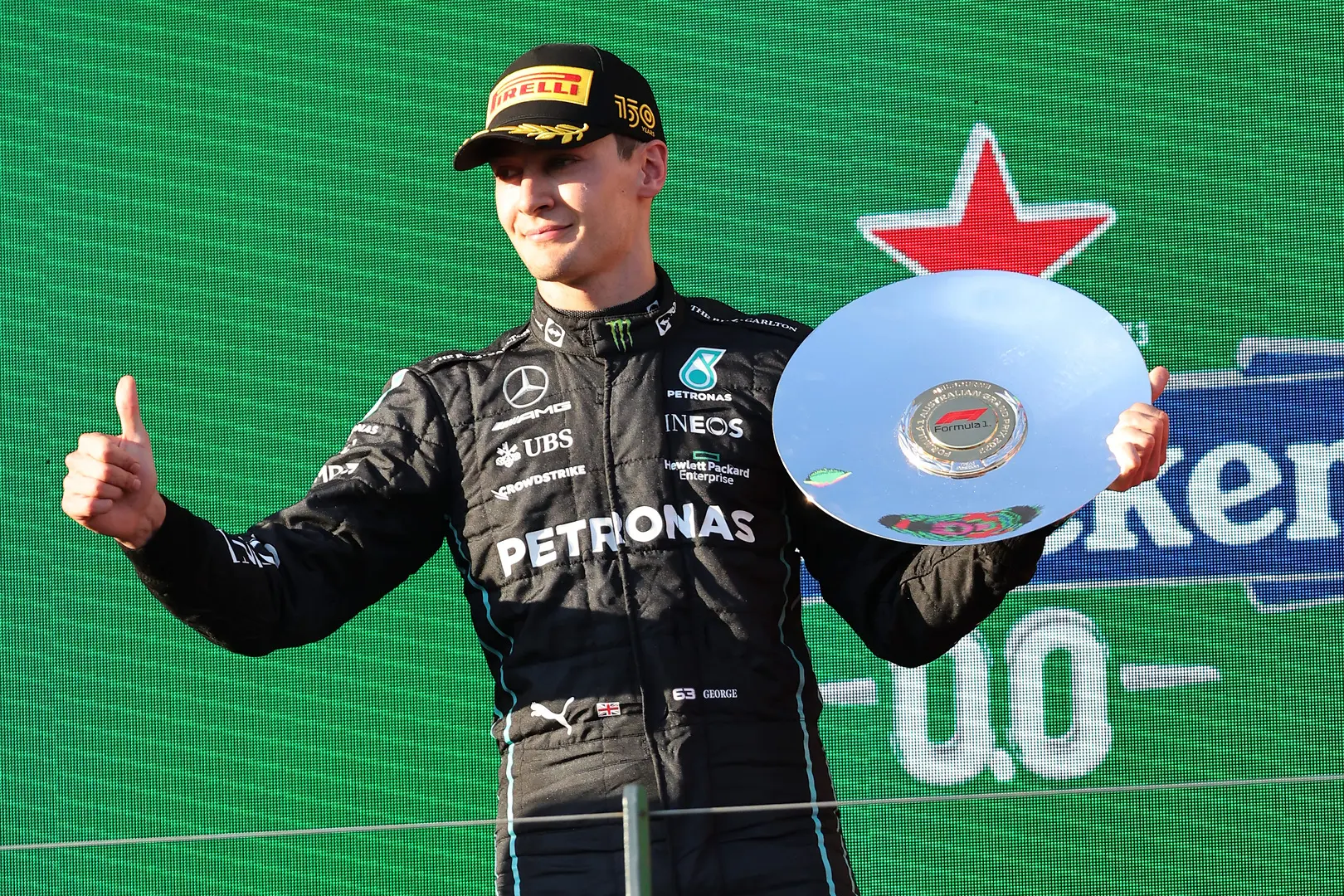 Russell eerlijk over strategie tijdens GP Miami: 'Was gewoon een toevalstreffer'