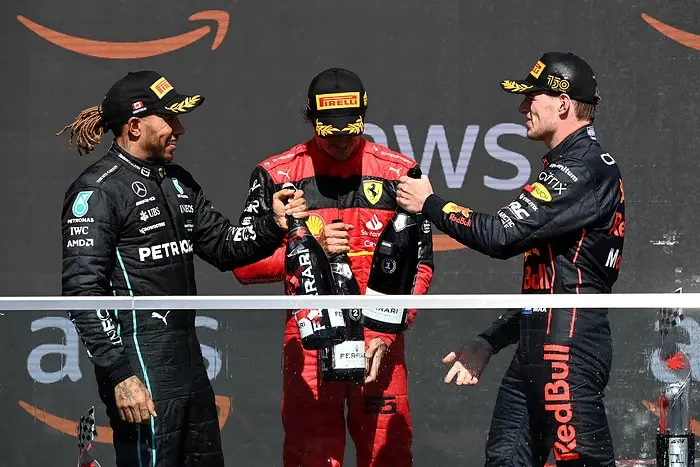Lewis Hamilton Carlos Sainz Max Verstappen Mercedes Ferrari Red Bull Racing GP Canada 2022