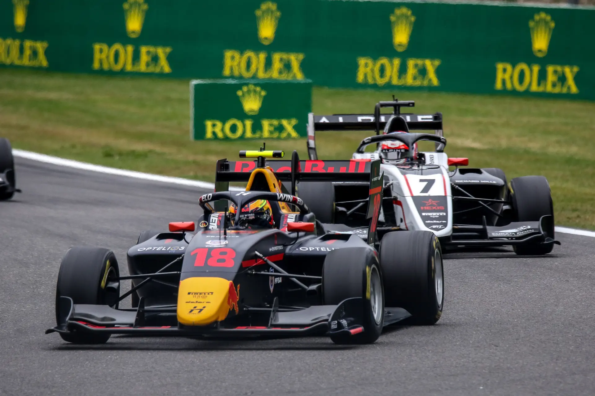 isack hadjar victor martins hitech gp art formule 3 f3 spa francorchamps belgie red bull junior team alpine academy