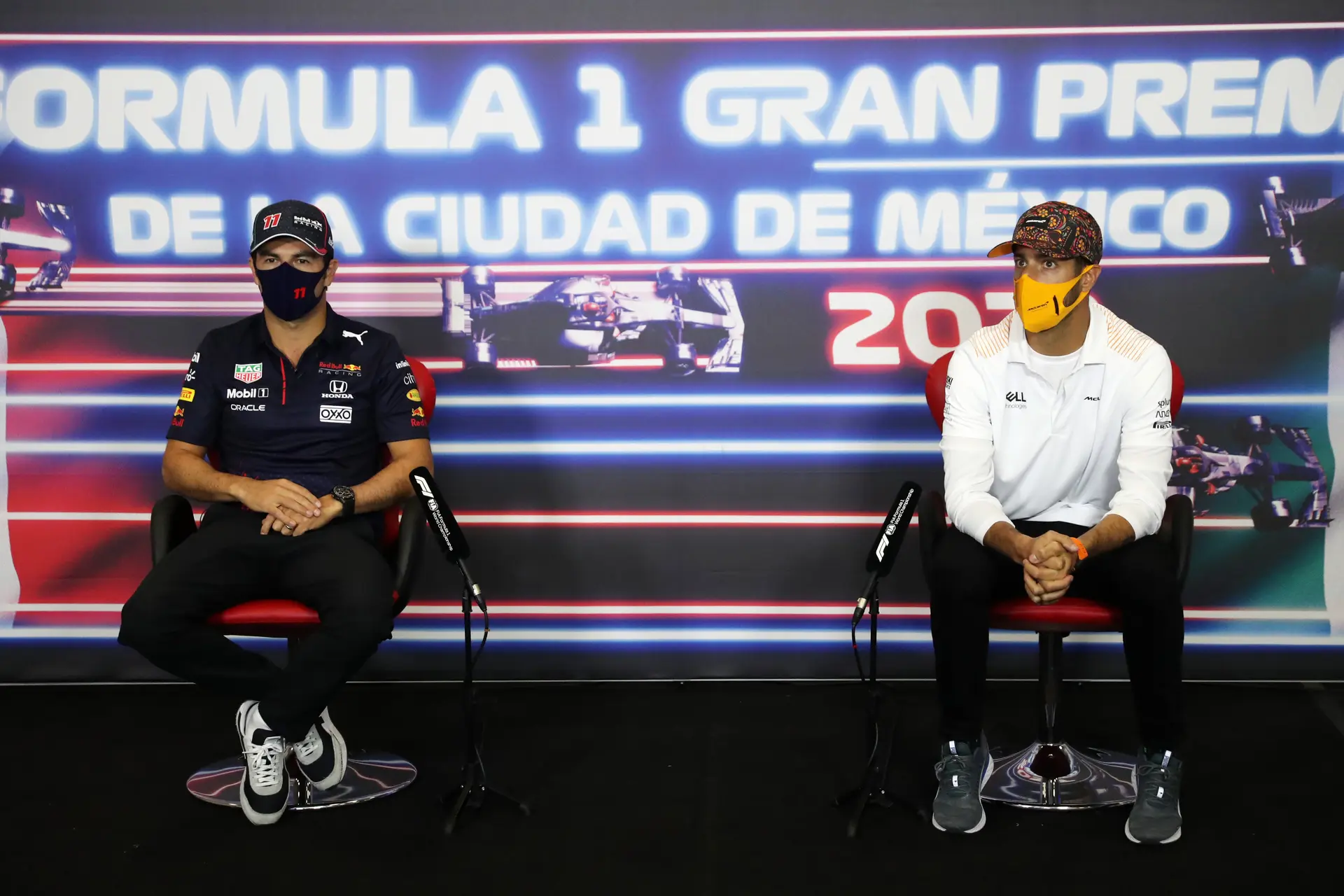Ricciardo ziet Pérez als voorbeeld: 'Nu is hij aan het vechten om mogelijke wereldtitels'