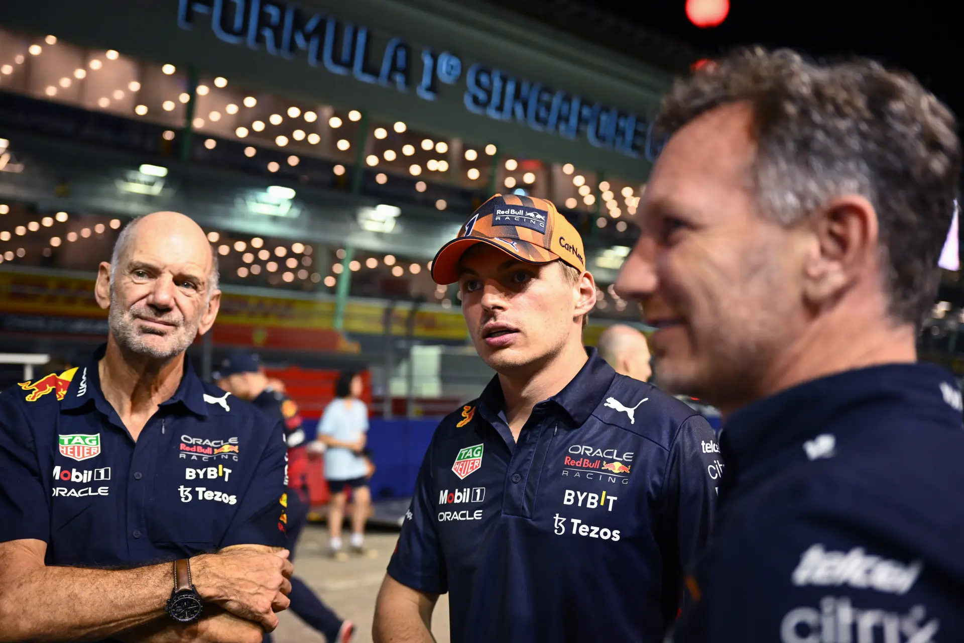 adrian newey max verstappen christian horner red bull racing f1 gp singapore 2022