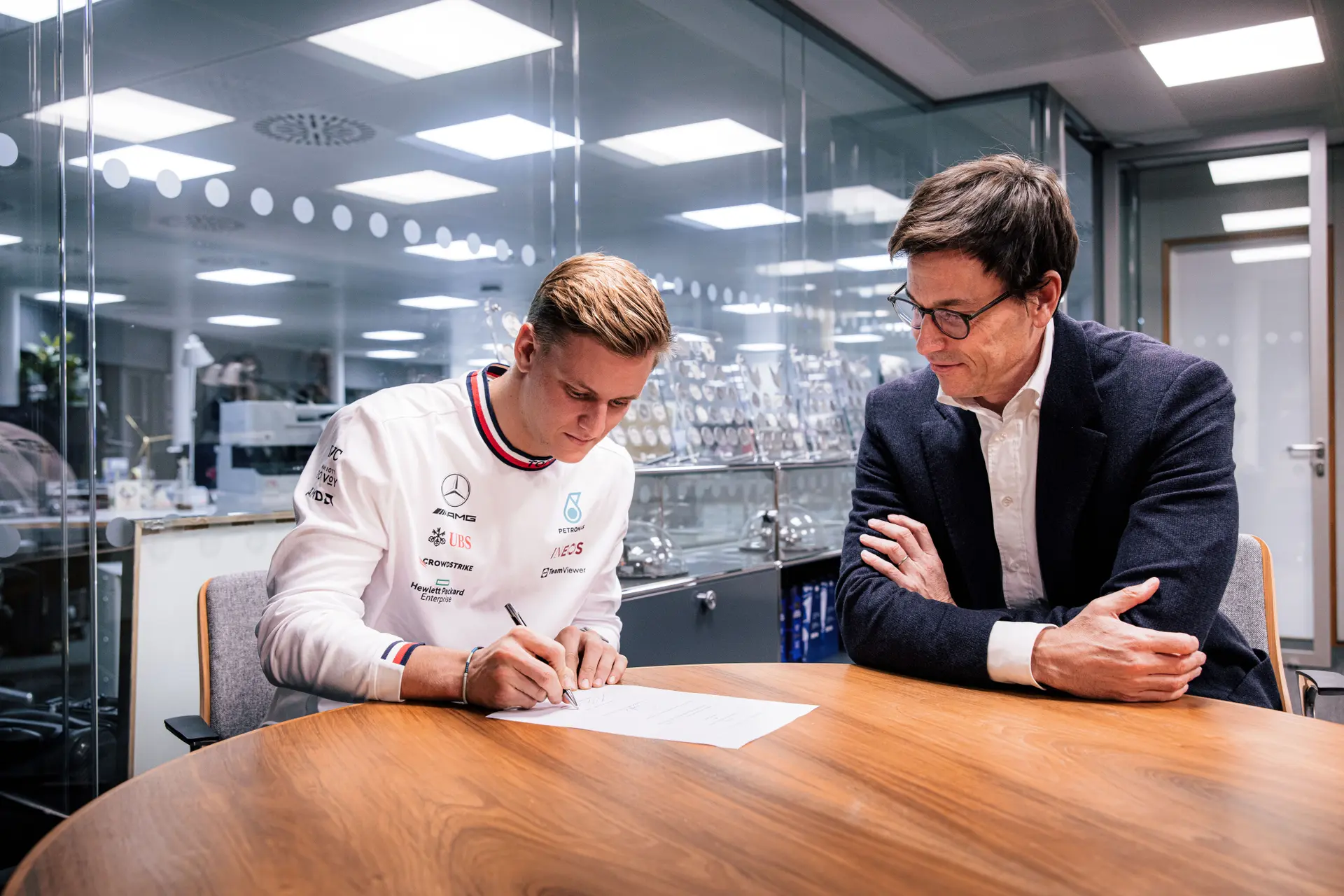 Wolff juicht eventuele Williams-stint Schumacher toe: 'We hebben de echte Mick nog niet gezien'