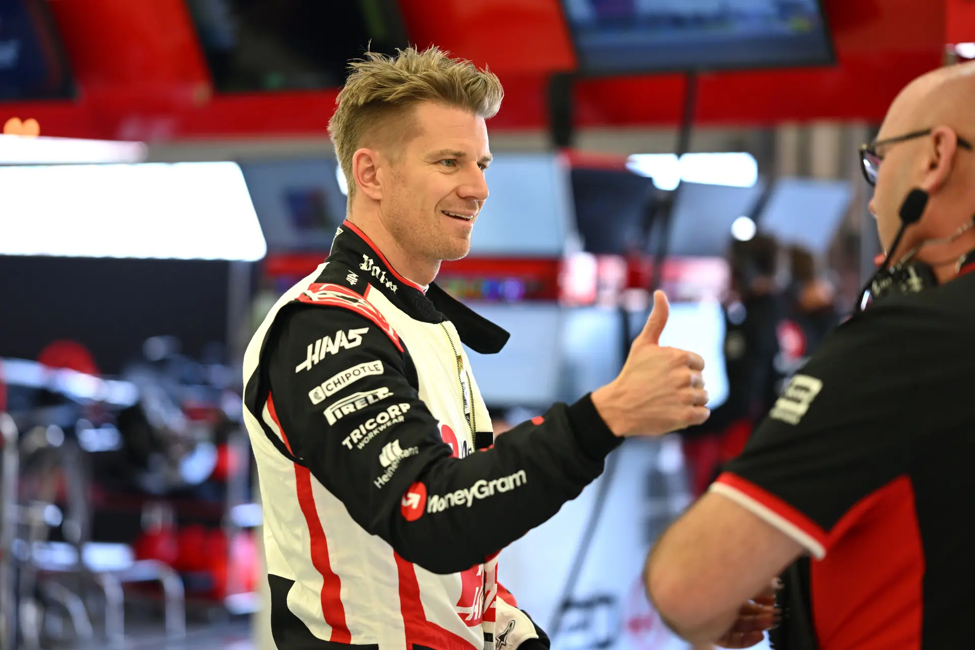 Hülkenberg ondanks botsing toch tevreden over GP Bahrein: 'Zoiets lukte ons in 2023 nog niet’
