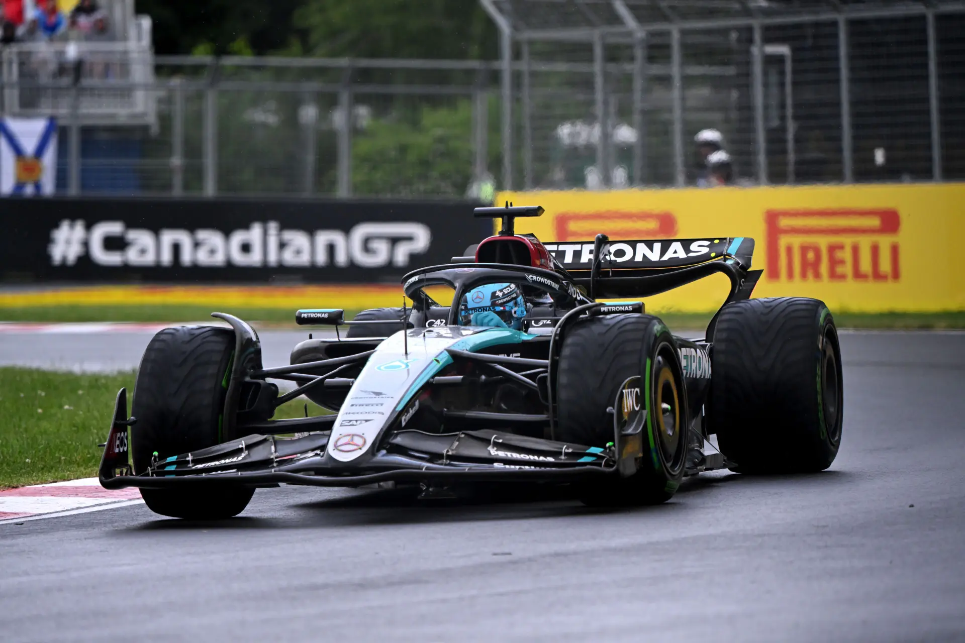 Startopstelling GP Canada: Russell vanaf P1, gedeeltelijke crisis voor Red Bull met Pérez op P16