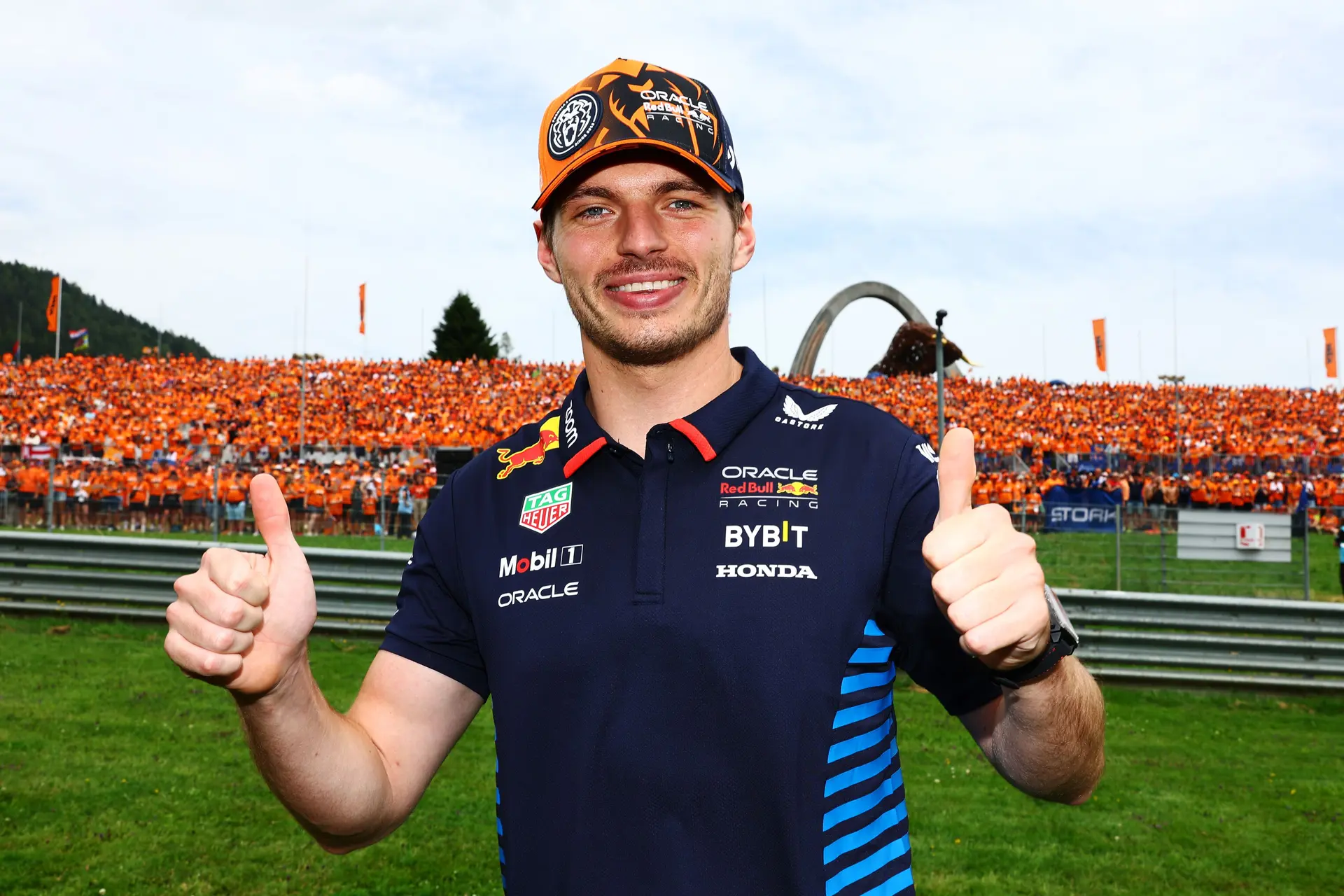 max verstappen oostenrijk fans rijdersparade