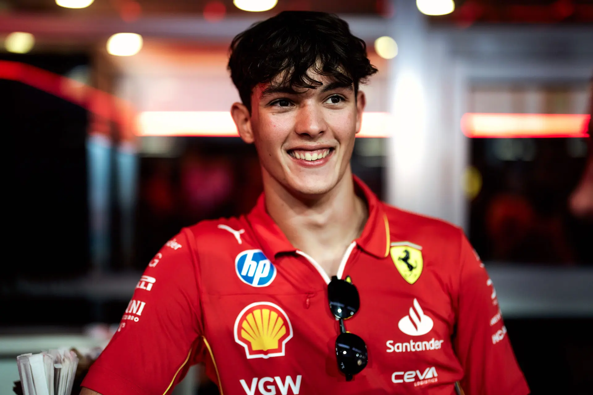oliver bearman ferrari vt2 vrijdag singapore 1