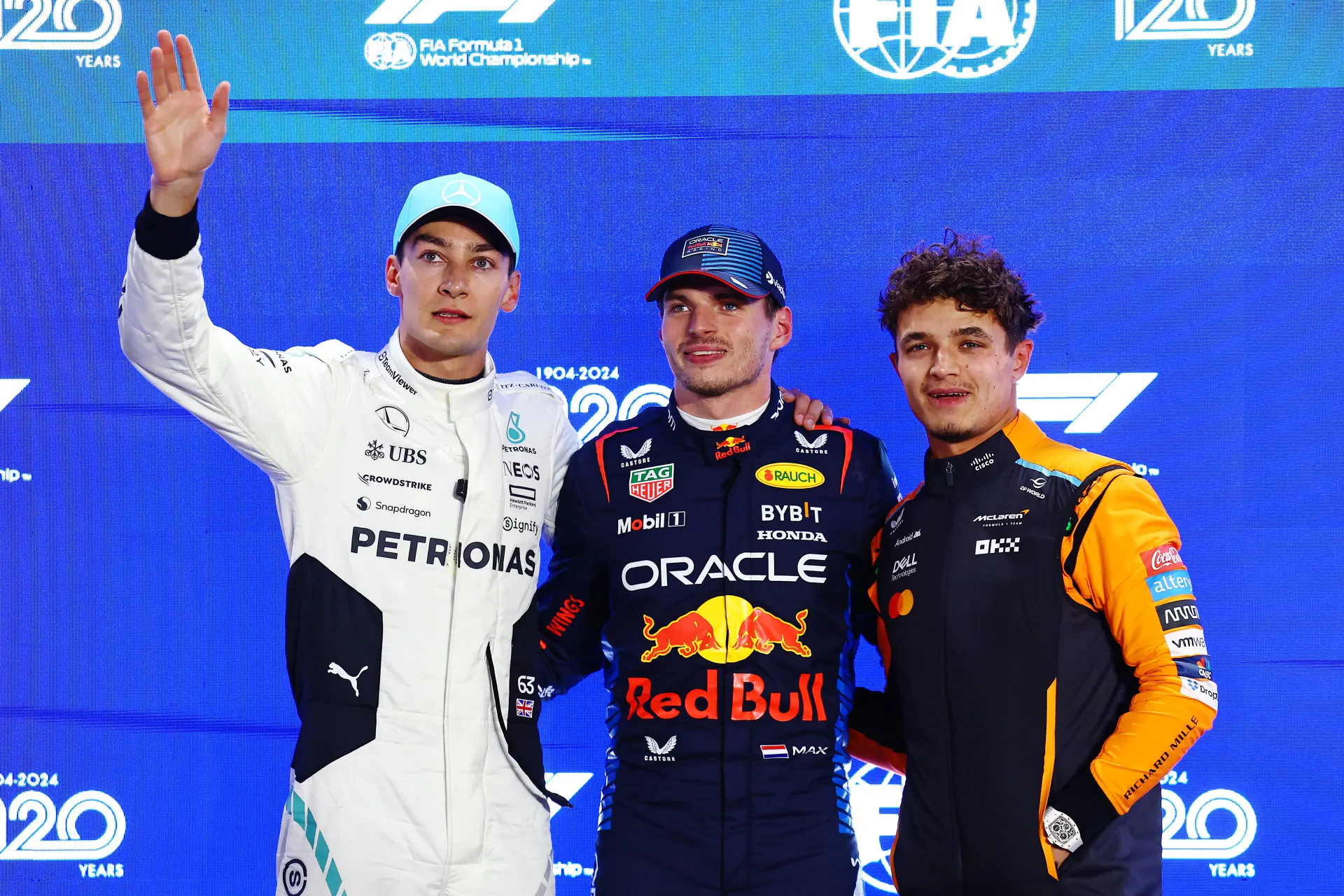 Verstappen-uitspraak van Russell stoort Norris: 'Dacht dat George slimmer was'