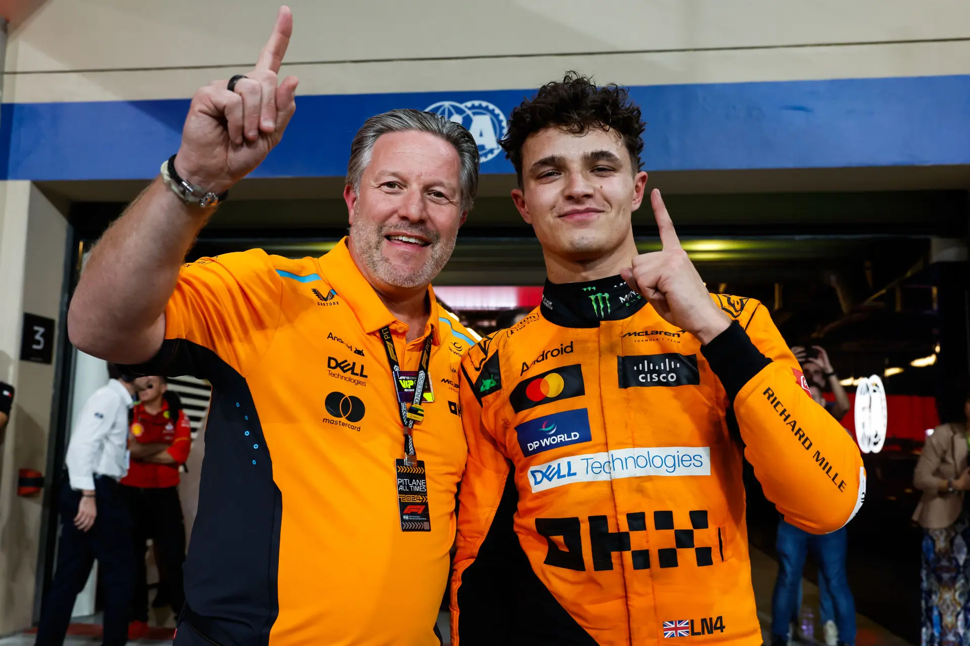 Brown heeft hoge verwachtingen: 'Hopelijk hebben we twee coureurs die strijden om de titel'