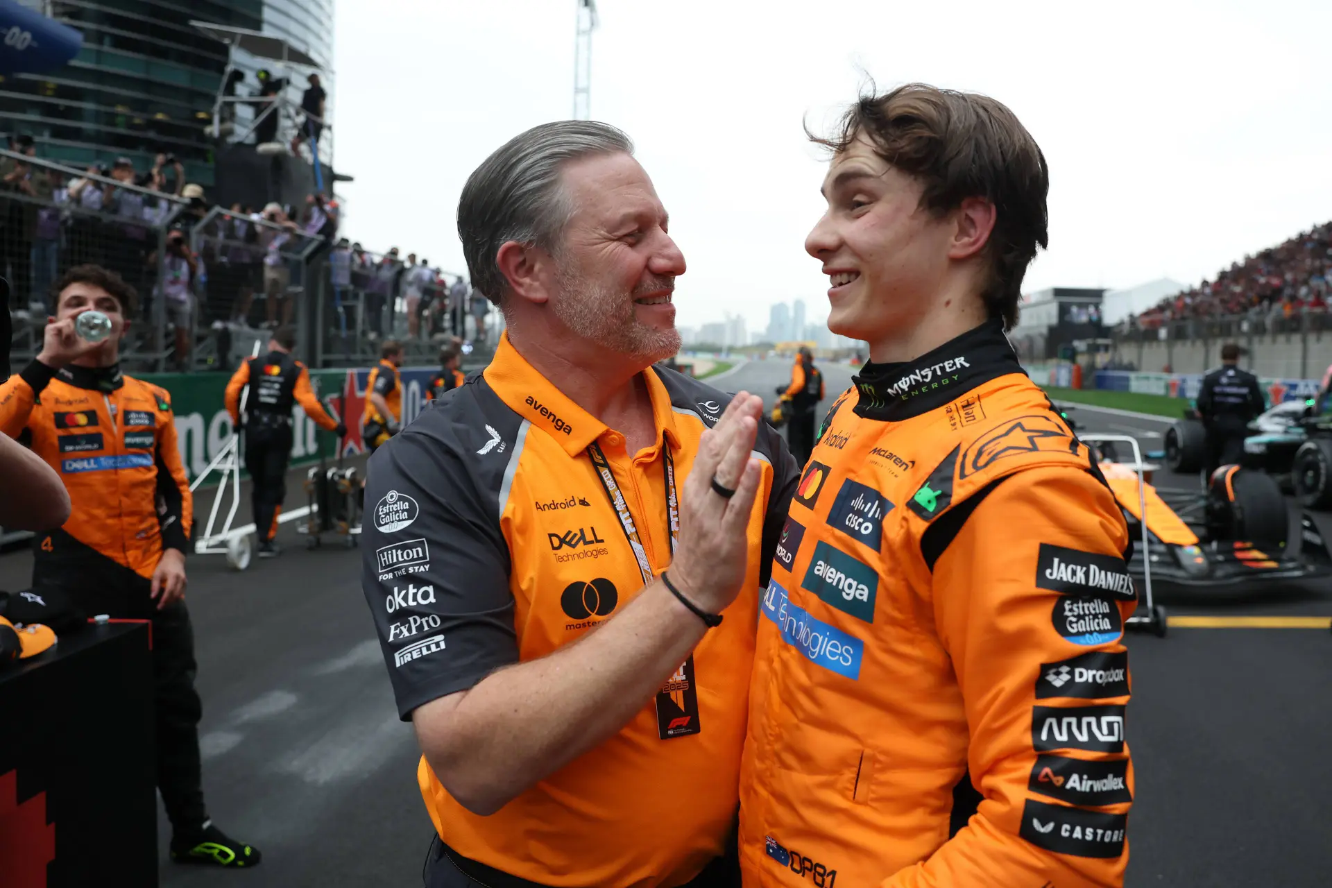 oscar piastri win china 2025 mclaren zak brown