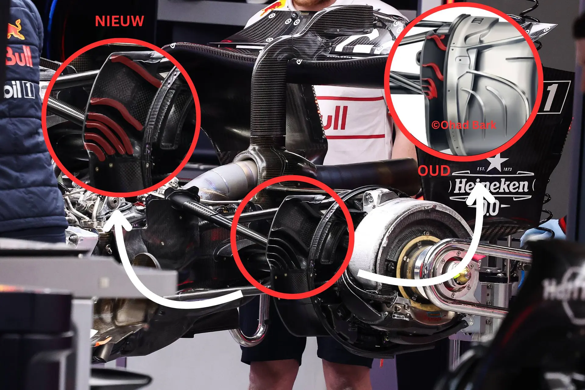 Bescheiden updatepakket van Red Bull in Suzuka toonde bijzondere aanpassingen aan onder andere de remmen