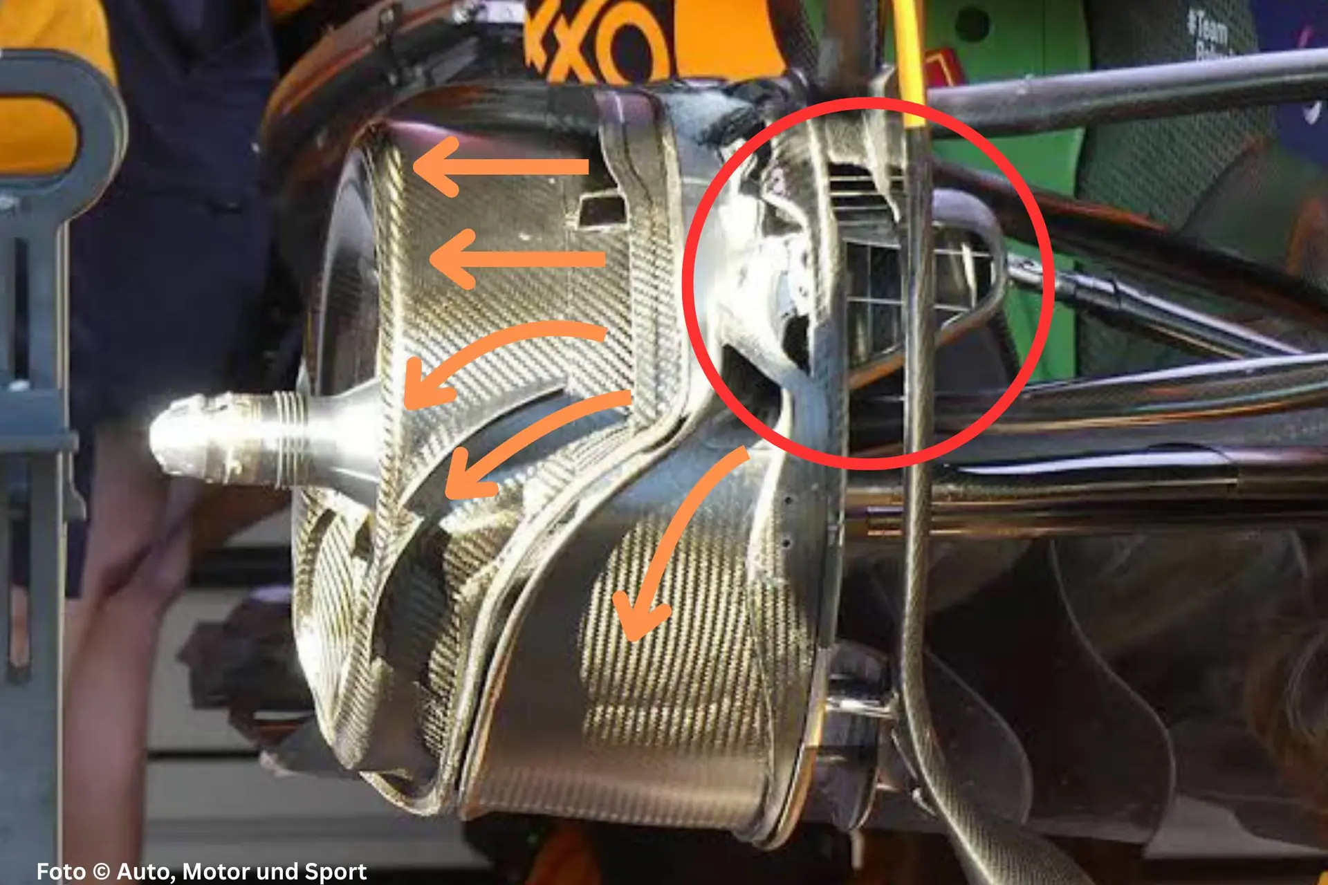 De remtrommels van McLaren die helpen bij extreem goed bandenmanagement, Red Bull hoopt af te kijken
