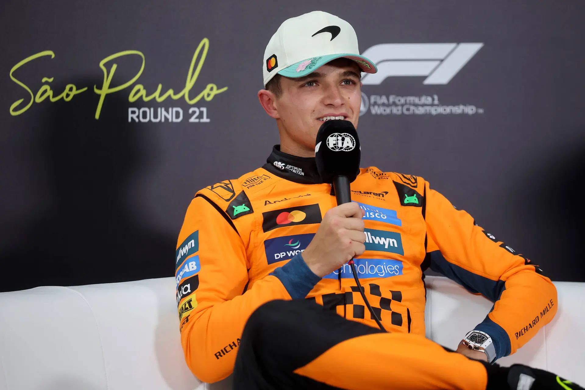 Norris over verwachtingen Las Vegas: 'Blijkbaar mag ik dat niet meer zeggen'